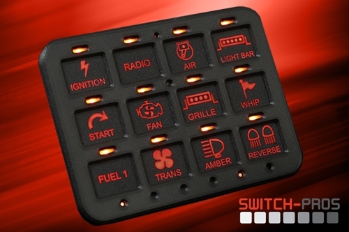 rcr force 12 switch panel 2